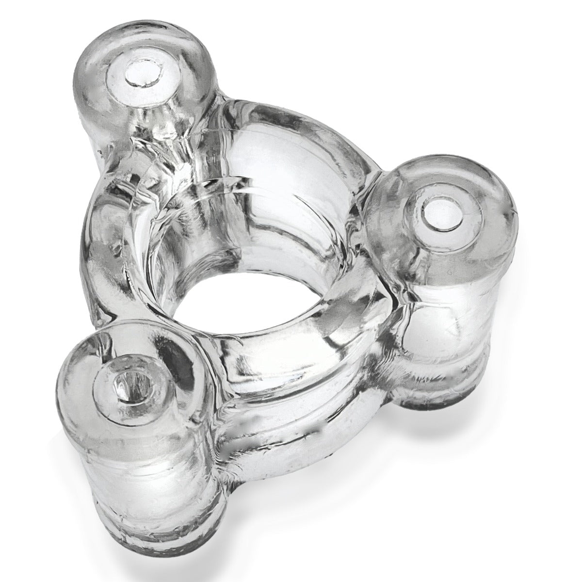 Oxballs Heavy SQUEEZE Weighted Ballstretcher Clear