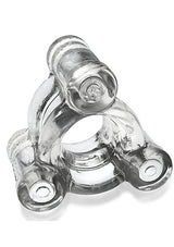 Oxballs Heavy SQUEEZE Weighted Ballstretcher Clear