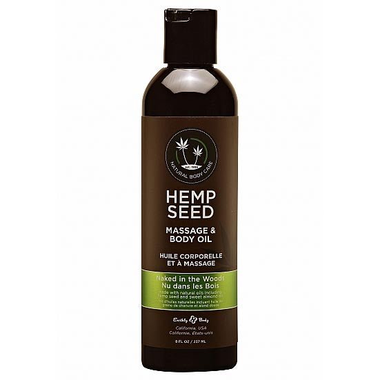 Hemp Seed Massage Oil Naked In The Woods with White Tea & Ginger Scent - FETCH