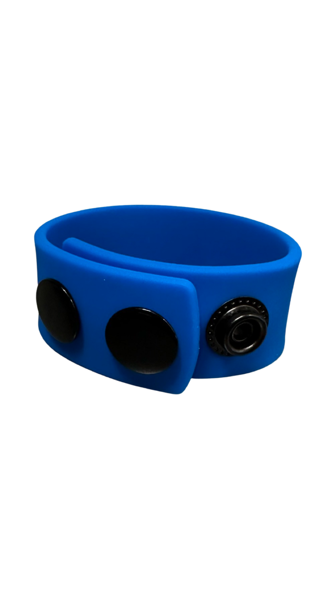 ruff GEAR Silicone Snap Cock Ring Blue