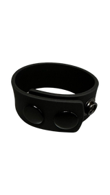 ruff GEAR Silicone Snap Cock Ring Black