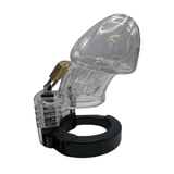 LOCK4D Deluxe Chastity Cage Clear