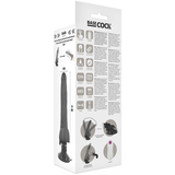 Basecock Realistic Vibrating Dildo with Remote Control 7.5 Inch Black