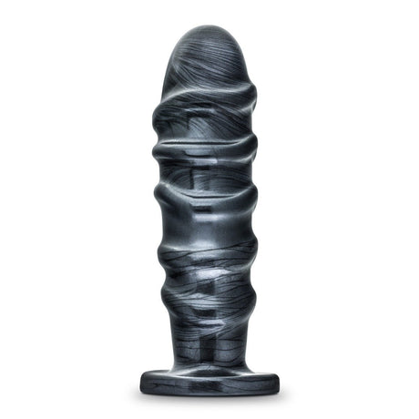 Jet Annihilator Carbon Metallic Black Butt Plug 11 Inch