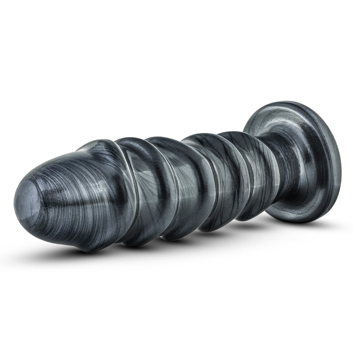 Jet Annihilator Carbon Metallic Black Butt Plug 11 Inch