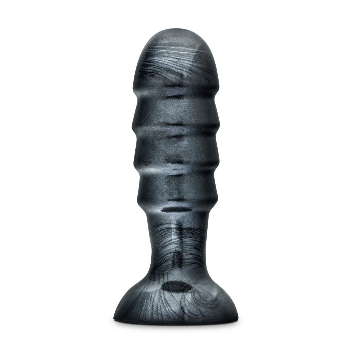 Jet Bruiser Carbon Metallic Black Butt Plug 7.5 Inch