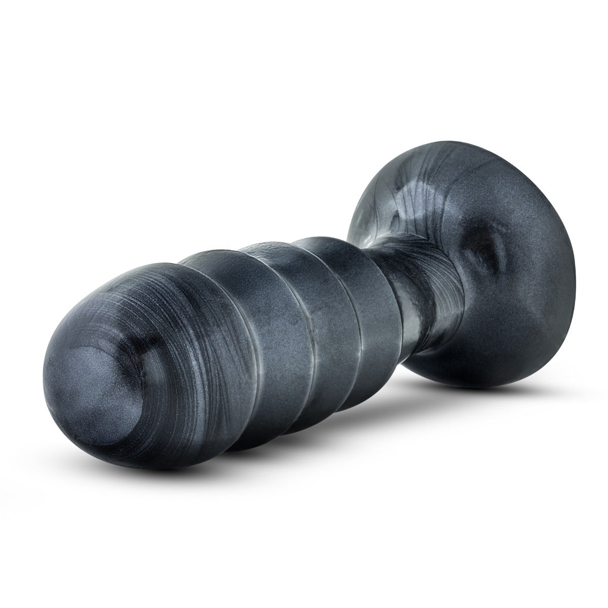 Jet Bruiser Carbon Metallic Black Butt Plug 7.5 Inch