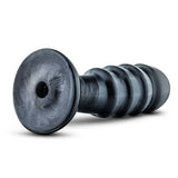 Jet Bruiser Carbon Metallic Black Butt Plug 7.5 Inch