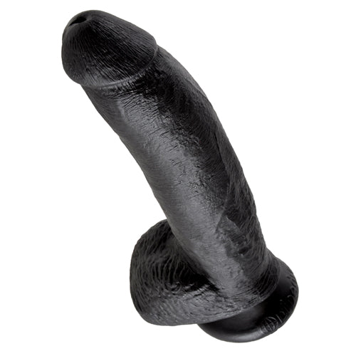 Pipedream King Cock 9 inch Cock with Balls Black