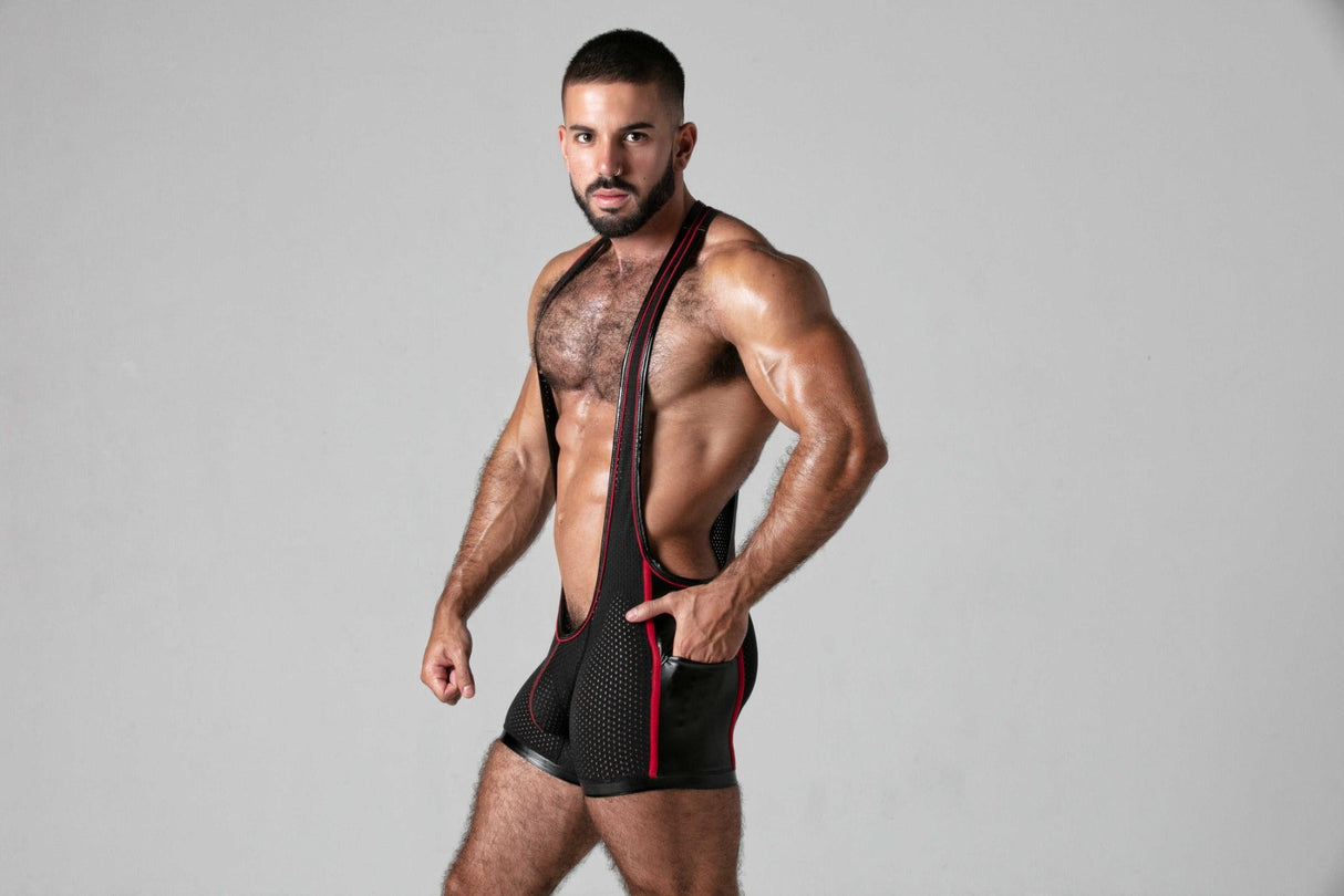 Locker Gear Cargo Singlet Red