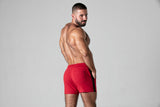 Locker Gear Side Stripe Mini Short Red