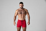 Locker Gear Side Stripe Mini Short Red