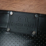 Locker Gear Punch Hole Leatherette Mini Short Khaki