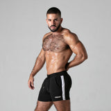 Locker Gear Side Stripe Mini Short White