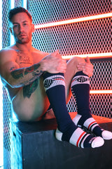 Breedwell Locker Room Socks Navy Blue