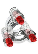 Oxballs Buzz SQUEEZE Vibrating Ballstretcher Clear
