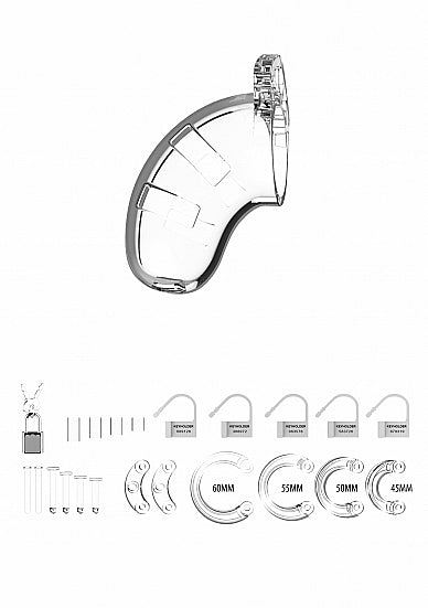 Mancage No 13 Chastity 2.5 Inch Cock Cage Transparent