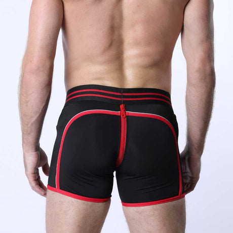 Cellblock 13 Mercury Neoprene Zipper Trunk Red