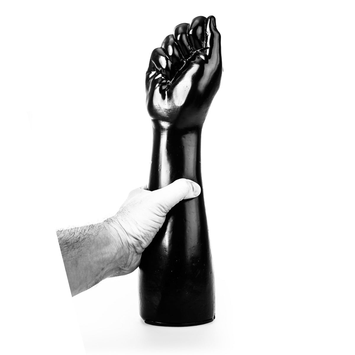 ruff GEAR Power Push Fist Dildo 14.6 Inch Black