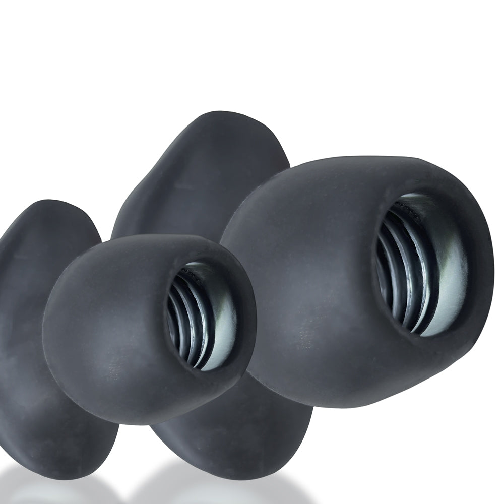 Oxballs Morphhole 2 Tunnel Plug Black Ice