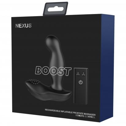 Nexus Boost Remote Control Prostate Massager with Inflatable Tip