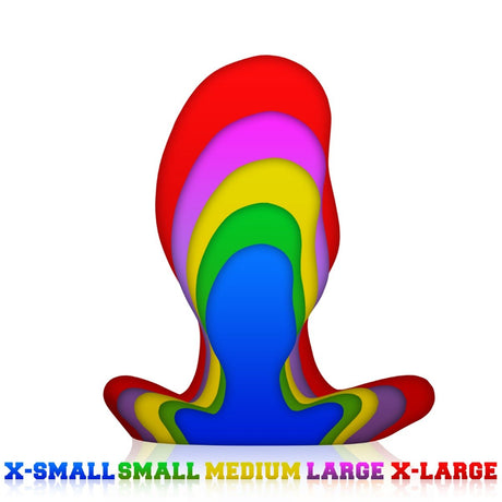 Oxballs Ergo Small Butt Plug Blue Black