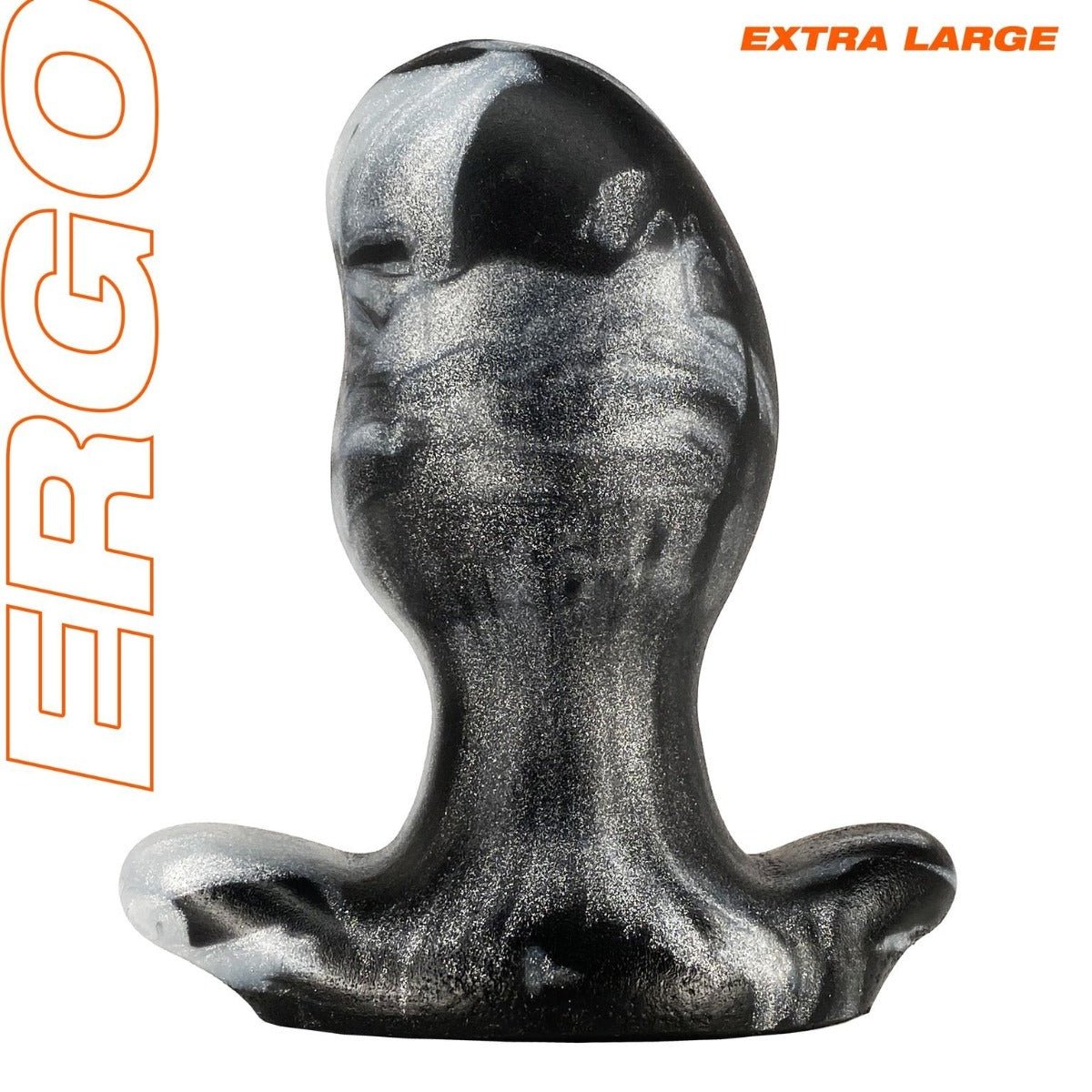 Oxballs Ergo XL Butt Plug Platinum Swirl Speedy Poppers Oxballs Ergo XL Butt Plug Platinum Swirl Speedy Poppers