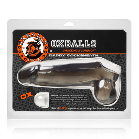 Oxballs Daddy Cock Sheath with Balls Smoke