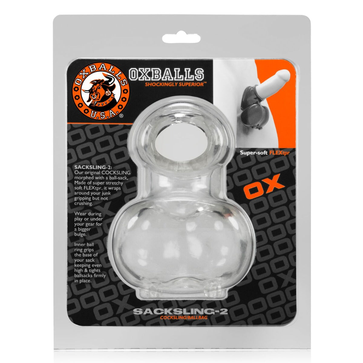 Oxballs Sacksling 2 Ball bag Clear