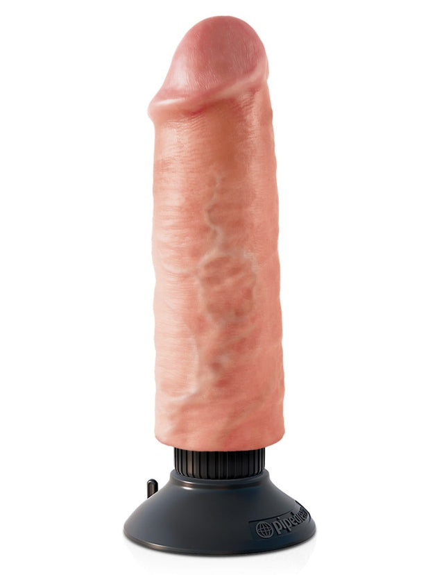 Pipedream King Cock 6 Inch Vibrating Cock Flesh