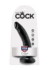 Pipedream King Cock 7 Inch Cock Black