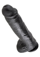 Pipedream King Cock 11 Inch Cock with Balls Black