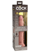 Pipedream King Cock Elite 9 Inch Vibrating Dual Density Silicone Cock Flesh