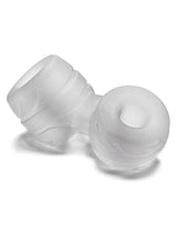 Perfect Fit Silaskin Cock & Ball Ring Clear