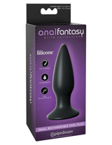 Pipedream Anal Fantasy Elite Small Rechargeable Anal Butt Plug Black