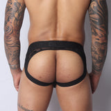 Gigo Plush Jock Brief Black