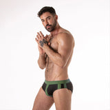 Locker Gear Soaker Swim Brief Khaki