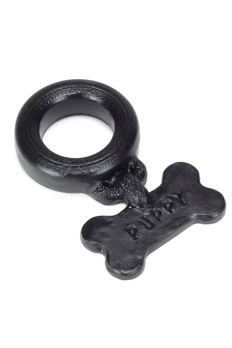 Oxballs Dog Tag Cockring Black