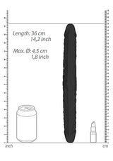 RealRock Double Dong 14 Inch Black