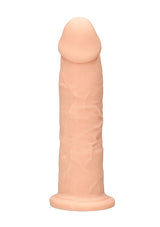 RealRock Dual Density Silicone Dildo without Balls 9 Inch Flesh