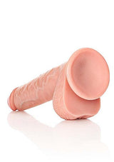 RealRock Straight Realistic Dildo with Balls 11 Inch Light