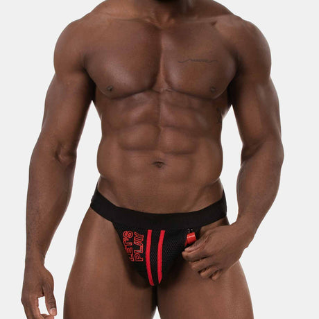 Barcode Berlin Jock Let's Play Black Red