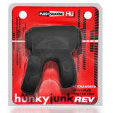 Hunkyjunk REVHAMMER Vibe Cock Ring Tar Ice