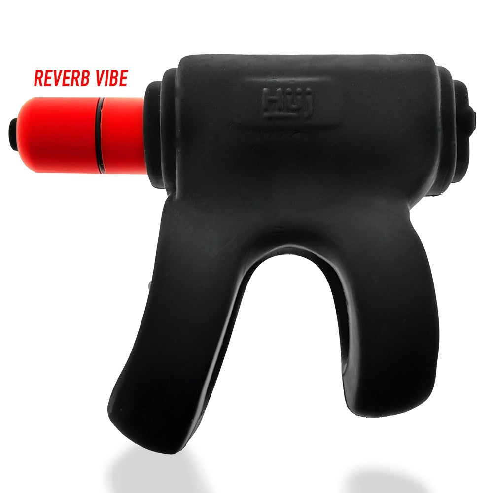 Hunkyjunk REVHAMMER Vibe Cock Ring Tar Ice