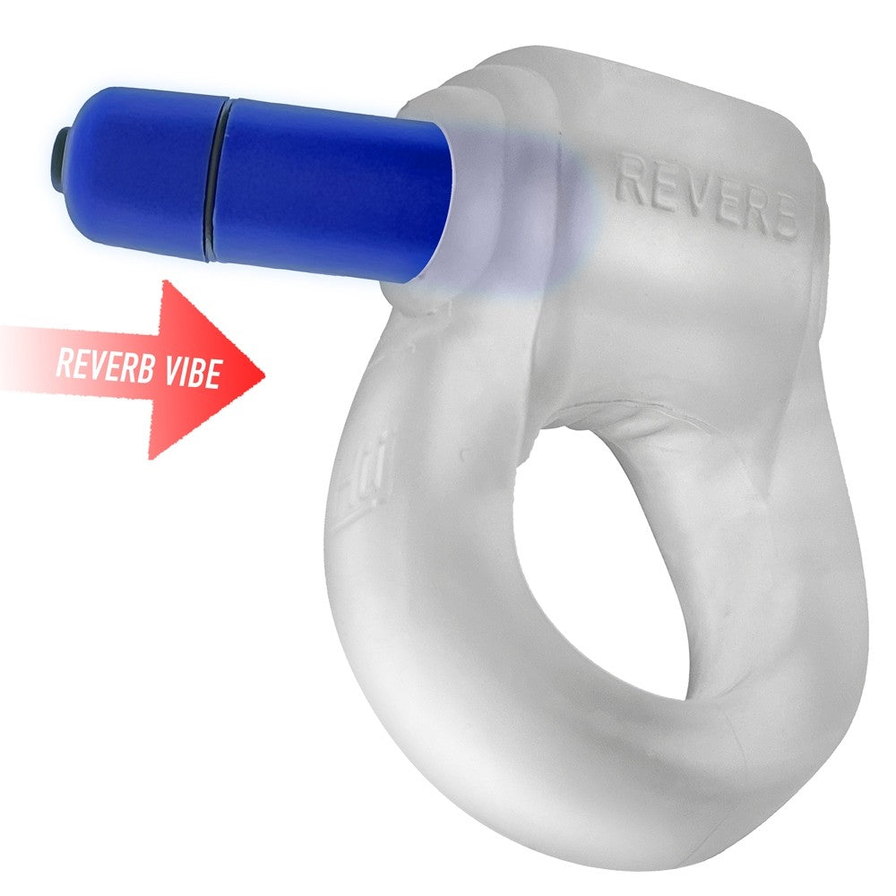 Hunkyjunk REVRING Vibe Cock Ring Clear Ice