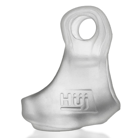 Hunkyjunk REVSLING Vibe Cock & Ball Sling Clear Ice