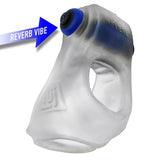 Hunkyjunk REVSLING Vibe Cock & Ball Sling Clear Ice