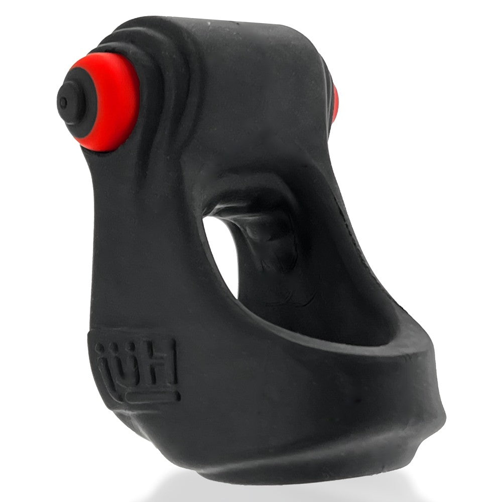 Hunkyjunk REVSLING Vibe Cock & Ball Sling Tar Ice