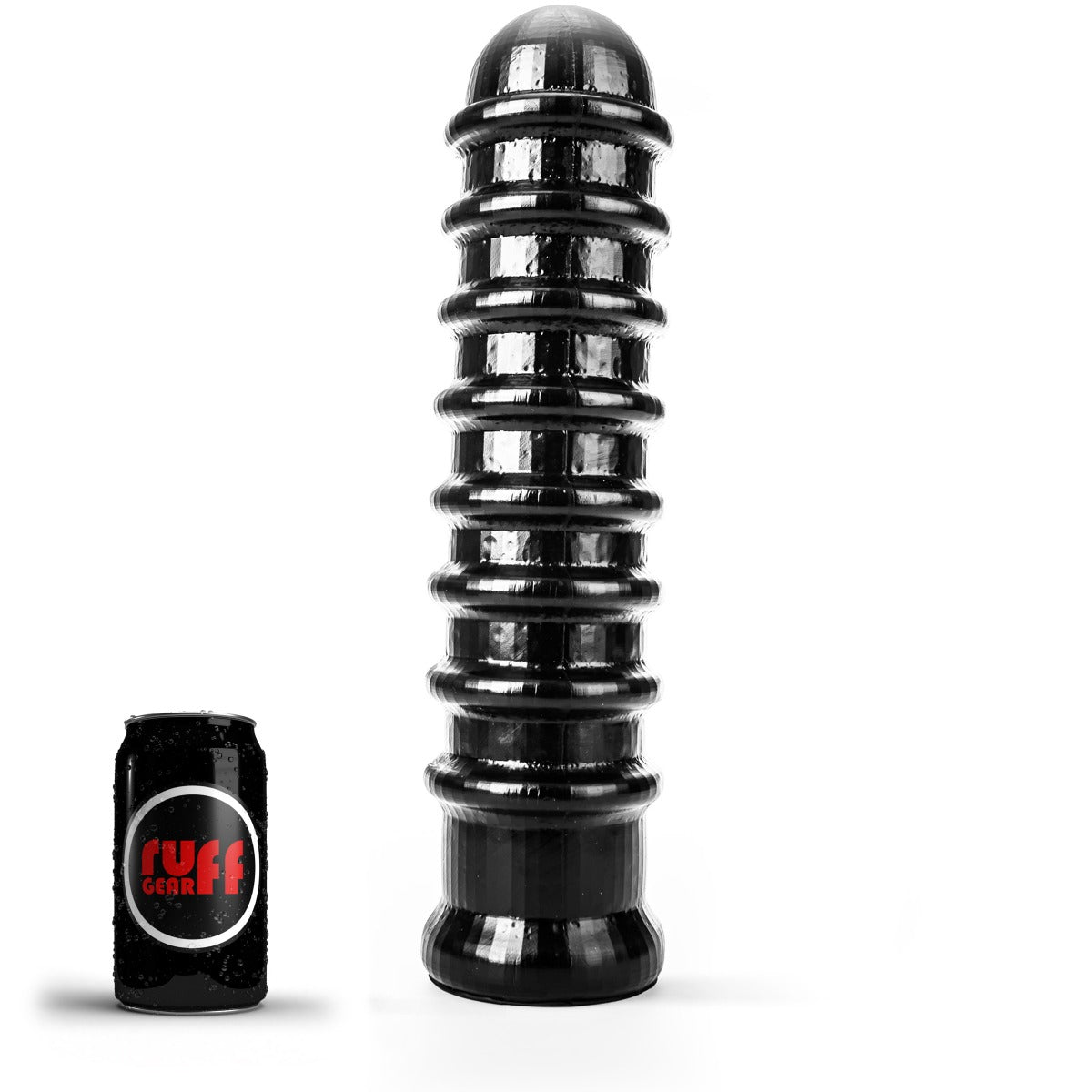 ruff GEAR The Captain Ass Pounder Didlo 15.7 Inch Black