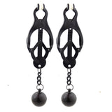 ruff GEAR Weighted Clover Nipple Clamps Black